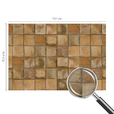 Papel de parede para criança com estampa de mosaico rústico