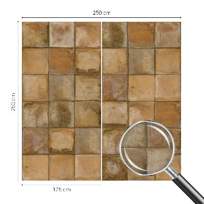 Papel de parede para criança com estampa de mosaico rústico