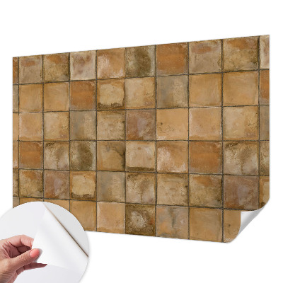 Papel de parede para criança com estampa de mosaico rústico