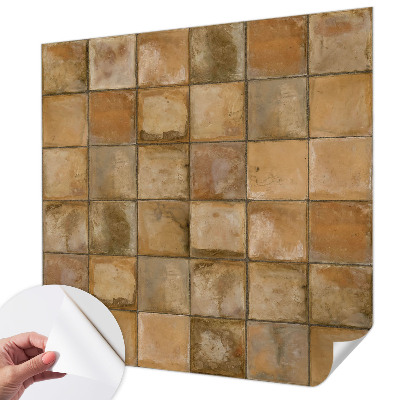 Papel de parede para criança com estampa de mosaico rústico