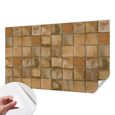 Papel de parede para criança com estampa de mosaico rústico