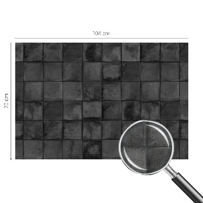 Papel de parede autocolante para sala Azulejos cinza