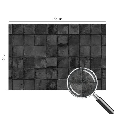 Papel de parede autocolante para sala Azulejos cinza