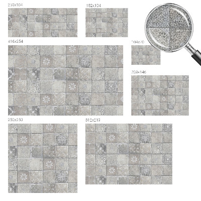 Autocolante de parede fotográfico padrões sutis