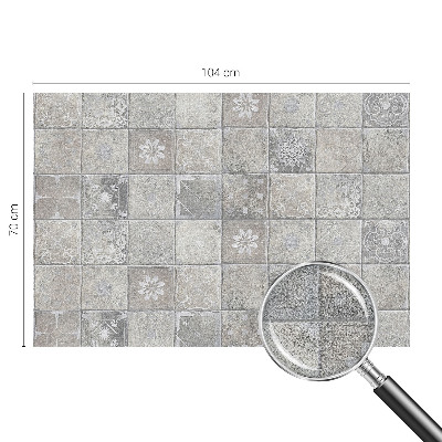 Autocolante de parede fotográfico com padrões sutis