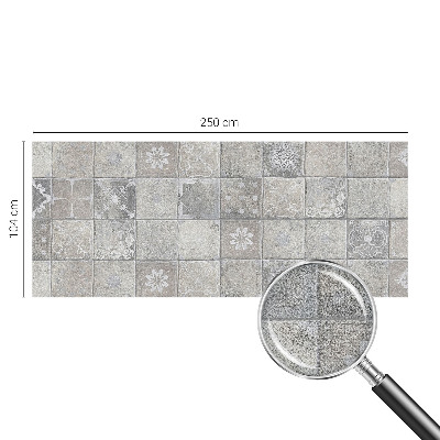 Autocolante de parede fotográfico com padrões sutis