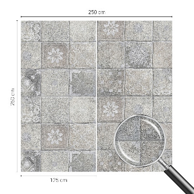 Autocolante de parede fotográfico com padrões sutis