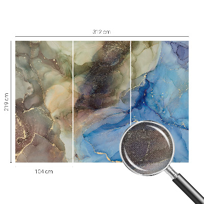 Papel de parede para criança com padrão abstrato colorido