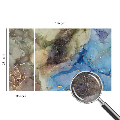 Papel de parede para criança com padrão abstrato colorido