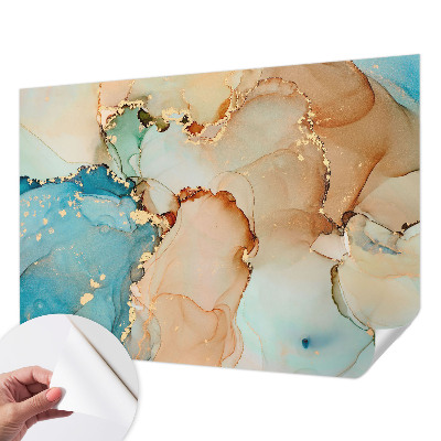 Papel de parede autocolante para sala Abstrato colorido