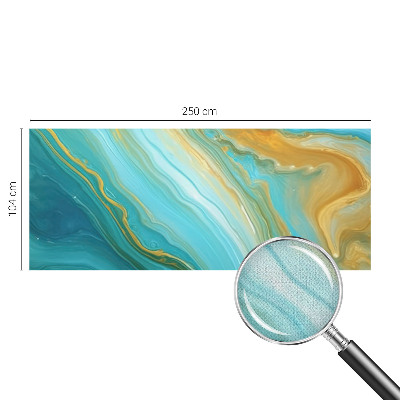 Papel de parede autocolante para quarto Ondas abstratas
