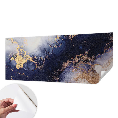 Autocolante de parede fotográfico Ondas azul-marinho