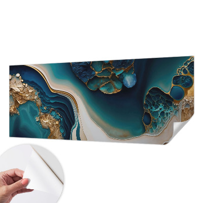 Papel de parede autocolante para sala Abstração colorida
