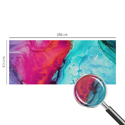 Papel de parede autocolante para quarto Onda colorida
