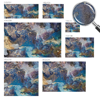 Papel de parede autocolante Mosaico cósmico