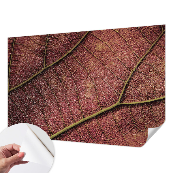 Papel de parede 3D textura folhosa