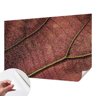 Papel de parede 3D textura folhosa