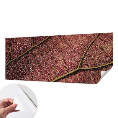 Papel de parede 3D textura folhosa
