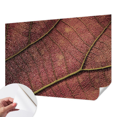 Papel de parede 3D textura folhosa