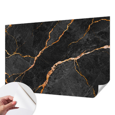 Papel de parede para criança com padrão de veios de mármore