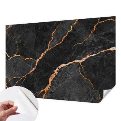 Papel de parede para criança com padrão de veios de mármore