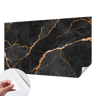 Papel de parede para criança com padrão de veios de mármore