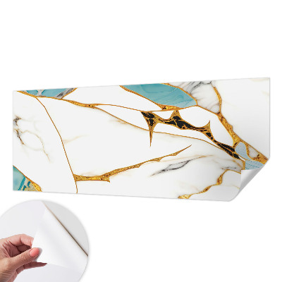 Papel de parede infantil com padrão de mármore elegante
