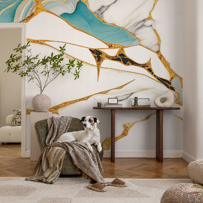 Papel de parede infantil A elegância do mármore