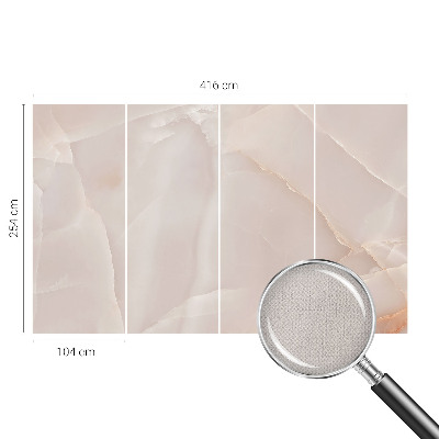 Papel de parede autocolante para quarto com padrão de mármore rosa
