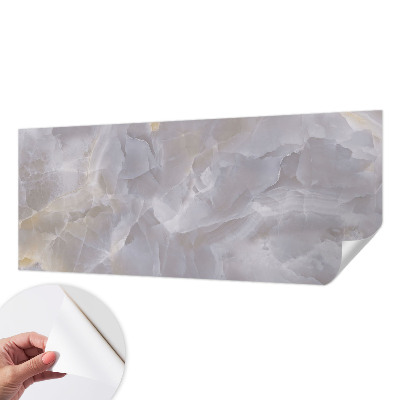Papel de parede para criança com padrão de ondas em aparência de mármore