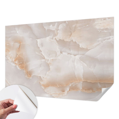 Papel de parede autocolante para sala com padrão de pedra