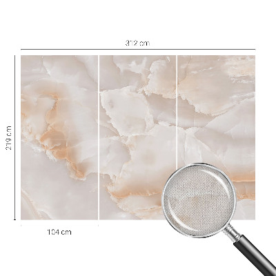 Papel de parede autocolante para sala com padrão de pedra