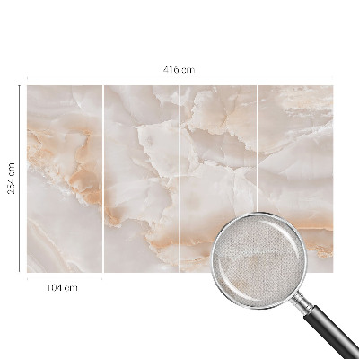Papel de parede autocolante para sala com padrão de pedra