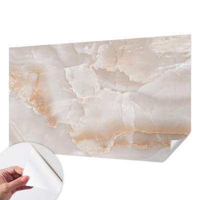 Papel de parede autocolante para sala com padrão de pedra