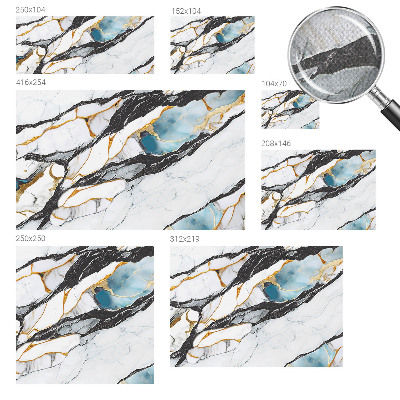 Papel de parede autocolante com padrão de mármore elegante