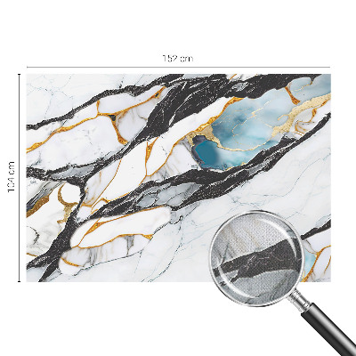 Papel de parede autocolante com padrão de mármore elegante