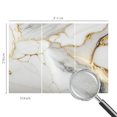 Papel de parede autocolante para sala com padrão de mármore em acabamento elegante