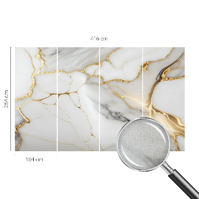 Papel de parede autocolante para sala com padrão de mármore em acabamento elegante