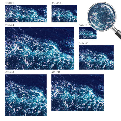 Papel de parede autocolante para quarto Ondas do mar