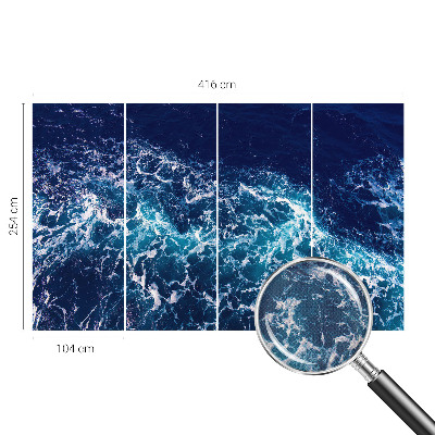 Papel de parede autocolante para quarto Ondas do mar