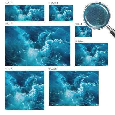 Autocolante de parede fotográfico Redemoinhos marinhos