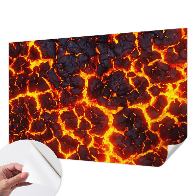 Papel de parede autocolante magma forte