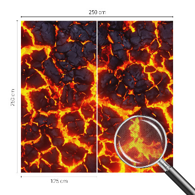Papel de parede autocolante magma forte