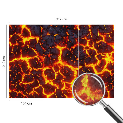 Papel de parede autocolante magma forte