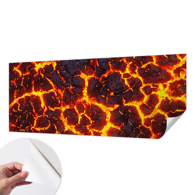 Papel de parede autocolante magma forte