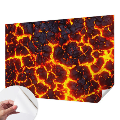Papel de parede autocolante magma forte