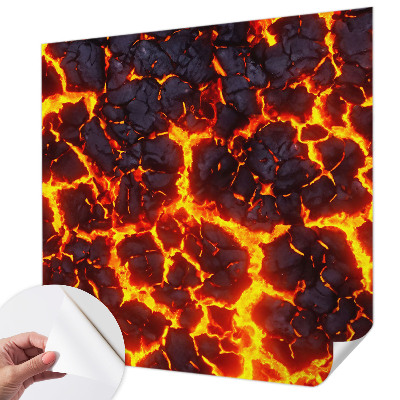 Papel de parede autocolante magma forte