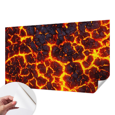 Papel de parede autocolante magma forte
