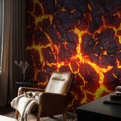 Papel de parede autocolante magma forte