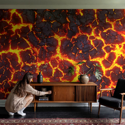 Papel de parede autocolante magma forte